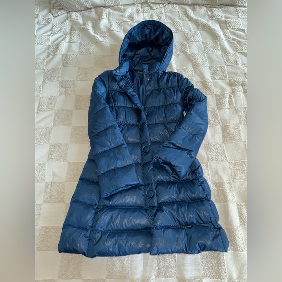 United Colors Of Benetton Navy Puffer Jacket